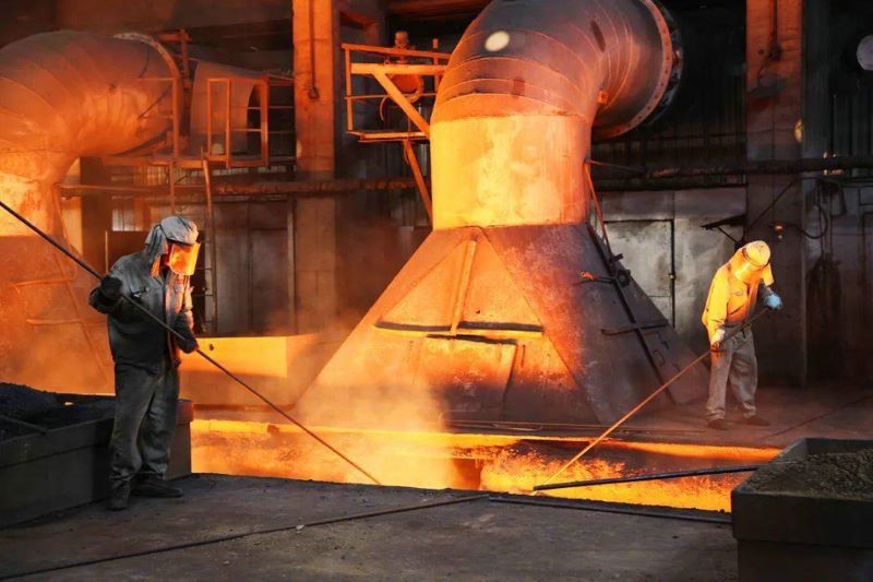 manufacturing stainless steel in Blast furnace