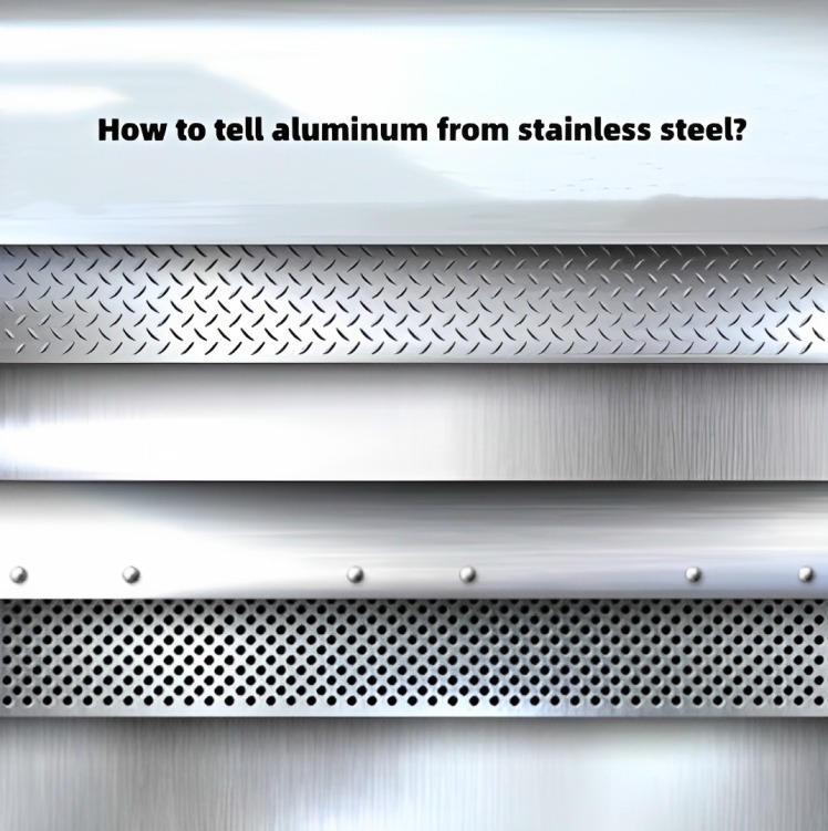 kiel distingi aluminion de neoksidebla ŝtalo