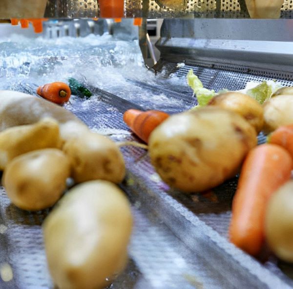 barra de ángel de acero inoxidable en la industria procesadora de alimentos