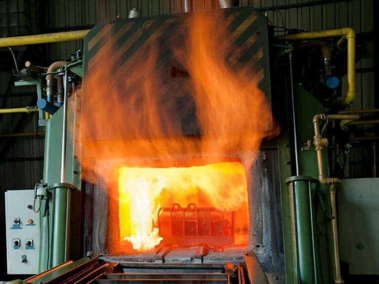 Bobina de acero inoxidable 310 en hornos industriales.