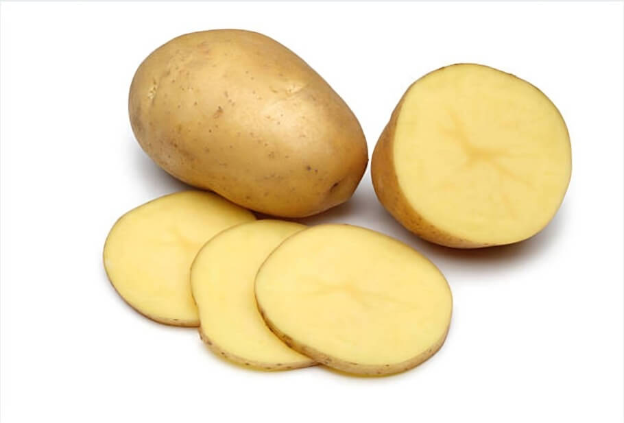 potato to remove water stains on stainless steel