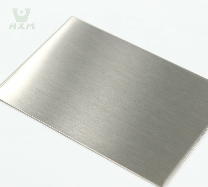Brushed and oil stainless steel sheet