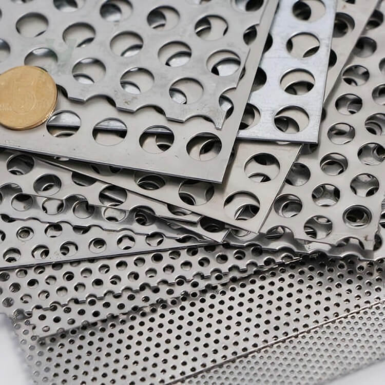 stainless steel perforated plates