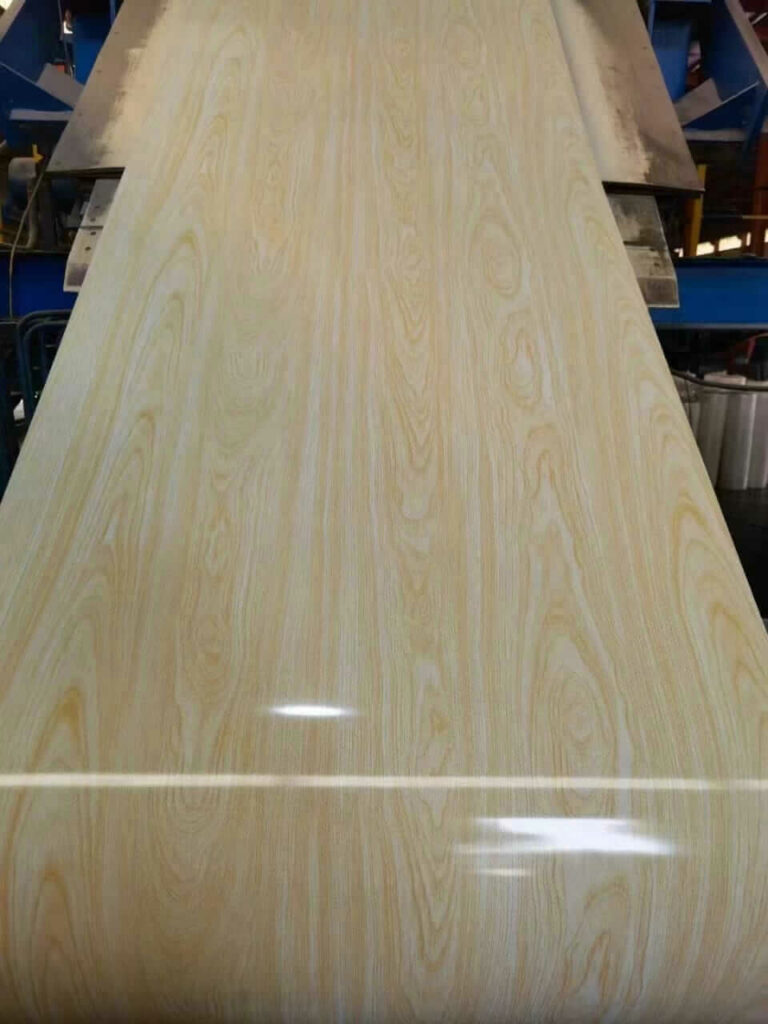wood grain stainless steel laminate sheet coil