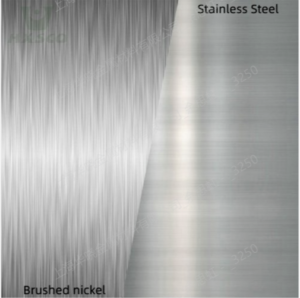 Brushed nickel VS. Stainless steel